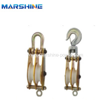 Double Sheave Hoisting Tackle Pulley Block